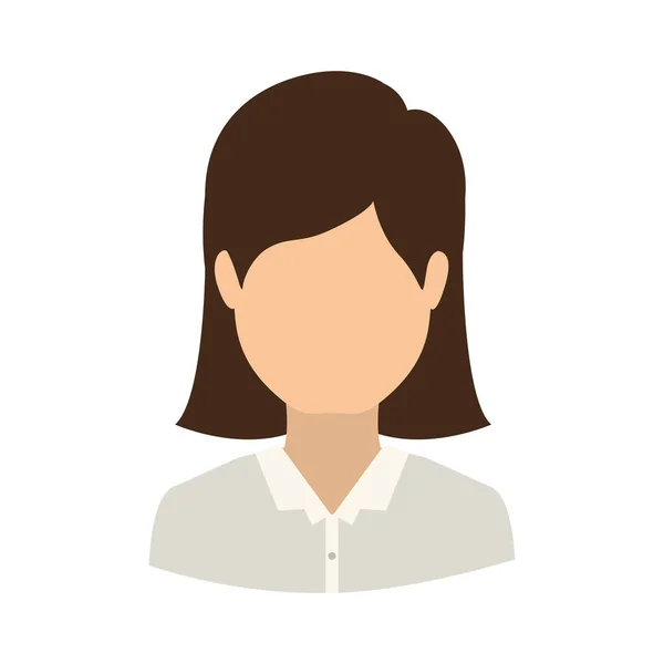 Izolované avatar žena designu — Stockový vektor