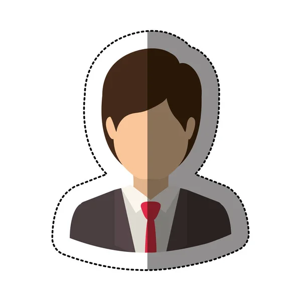 Diseño de hombre avatar aislado — Vector de stock