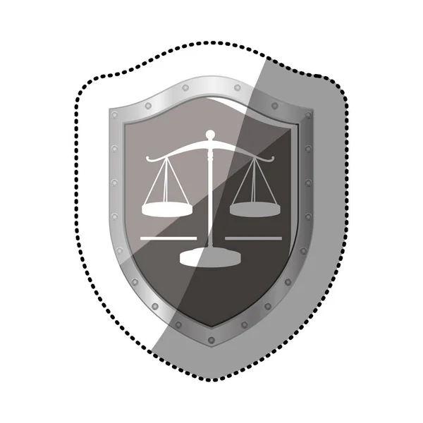 Justice balance law — Stock Vector