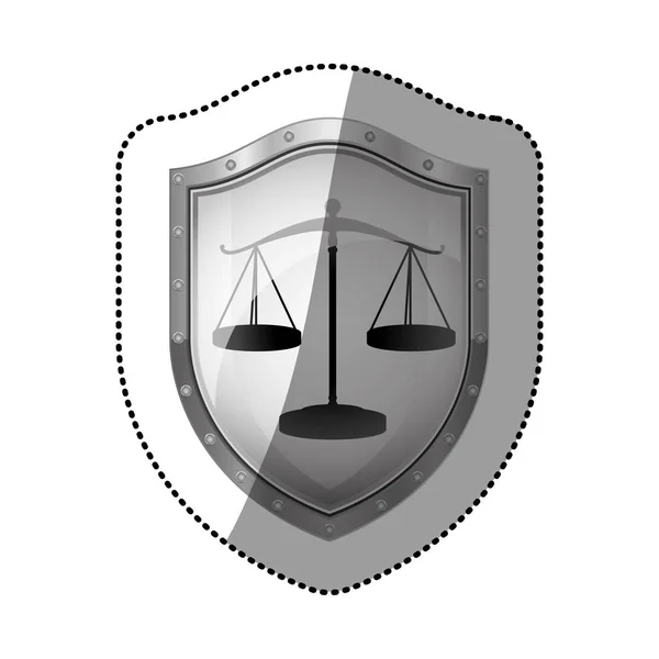 Justicia equilibrio ley — Vector de stock