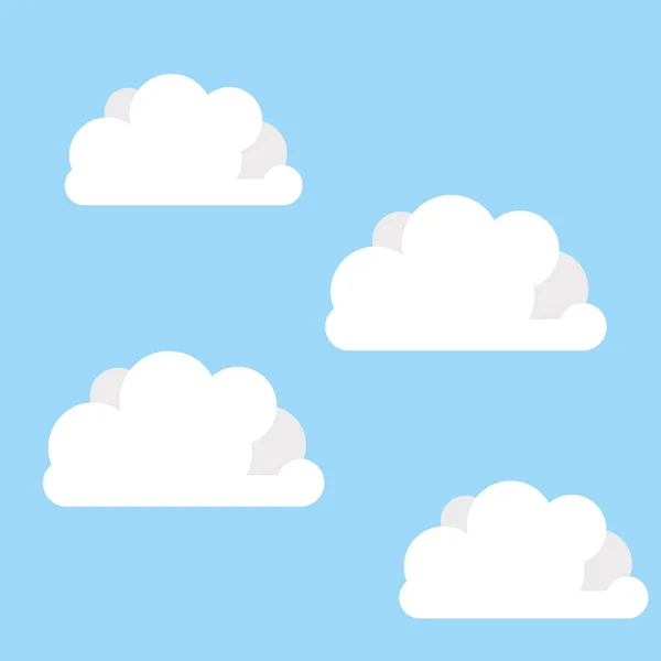 Небо с облаками — стоковый вектор