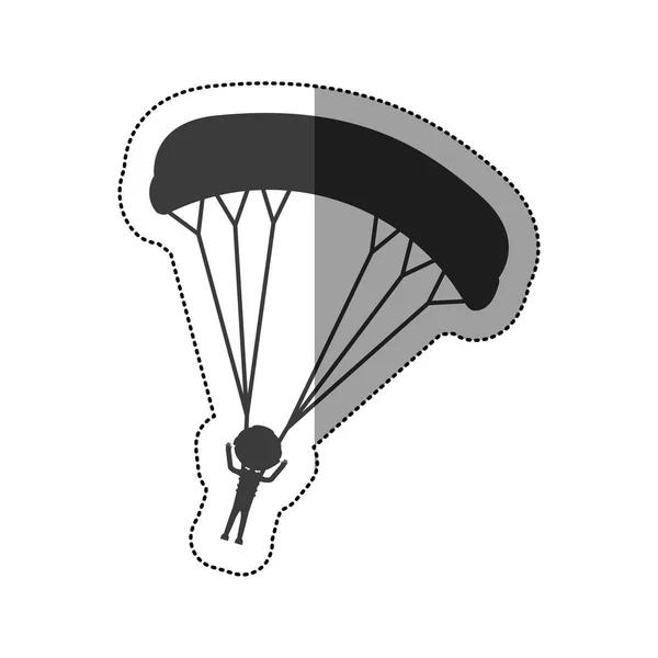跳伞运动极限运动 — 图库矢量图片
