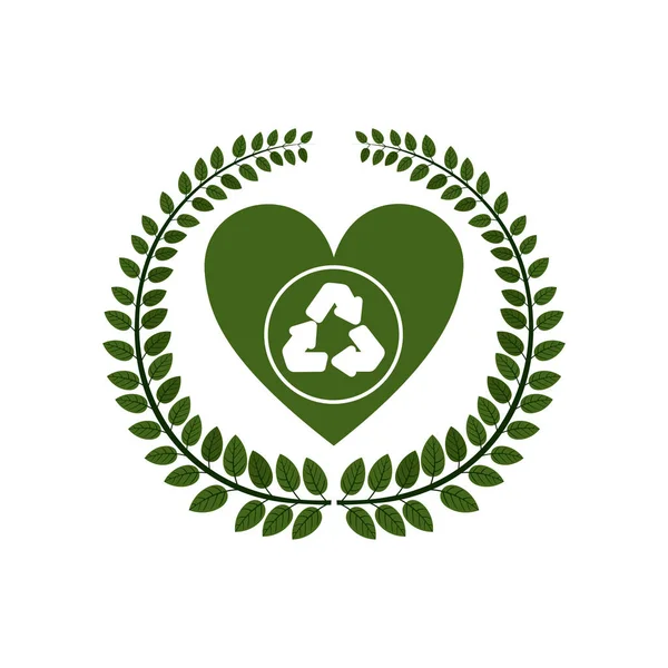 グリーン エコロジーします。 — ストックベクタ