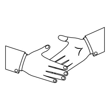 tek renkli siluet tebrik el ile