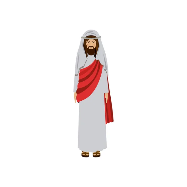 Imagen de Cristo con túnica — Vector de stock