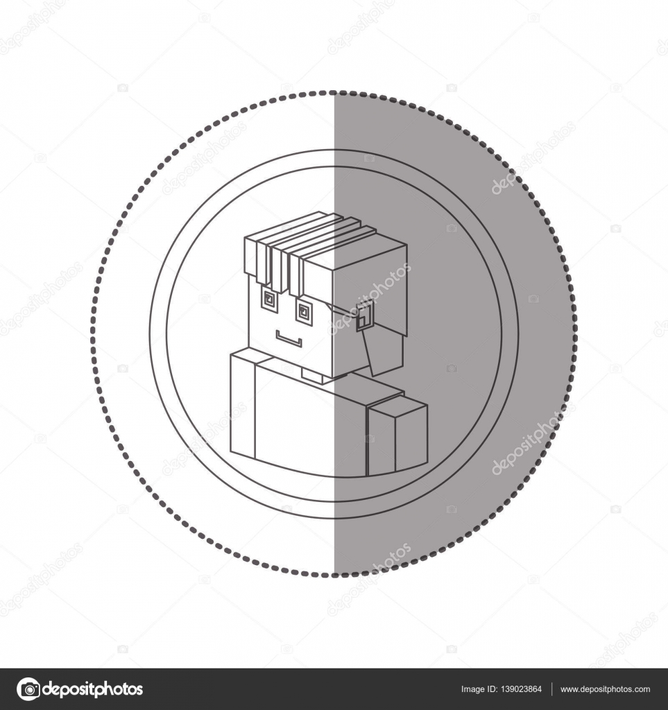 Lego Man Technical Drawing