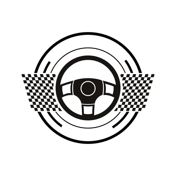 Символ автоспорта — стоковый вектор