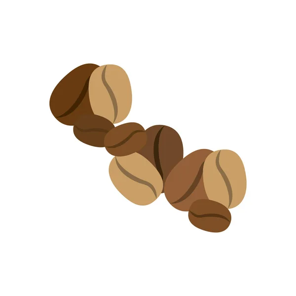 Φυσικό κόκκους καφέ — Διανυσματικό Αρχείο