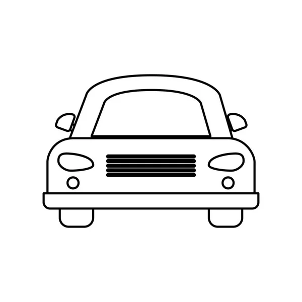 Vehículo de coche aislado — Vector de stock