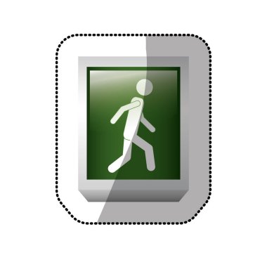 voetgangers verkeersbord