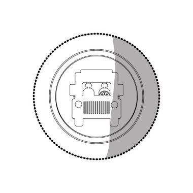 dağıtım kamyonu izole