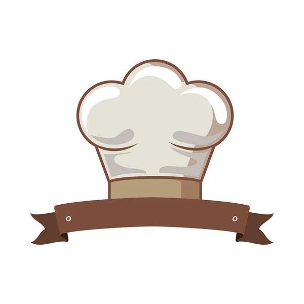 Chapeau de chef symbole — Image vectorielle