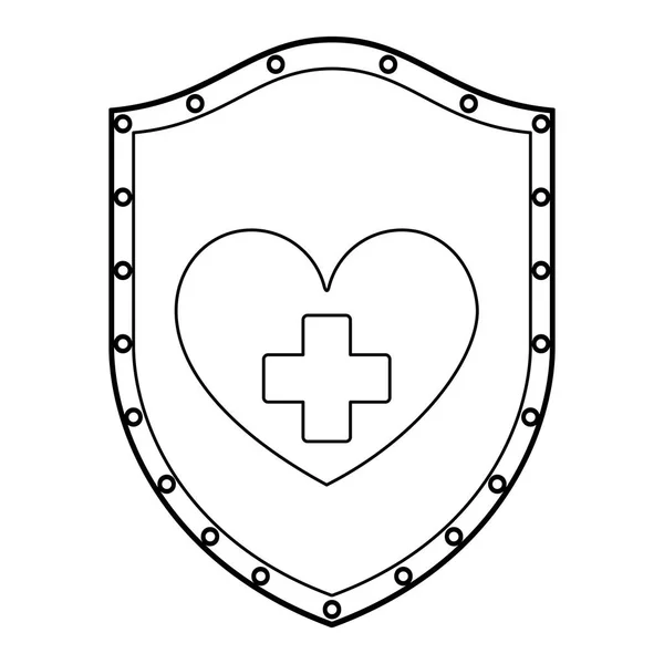 Медичні серце охорони здоров'я — стоковий вектор