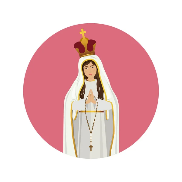 Santa virgem maria — Vetor de Stock