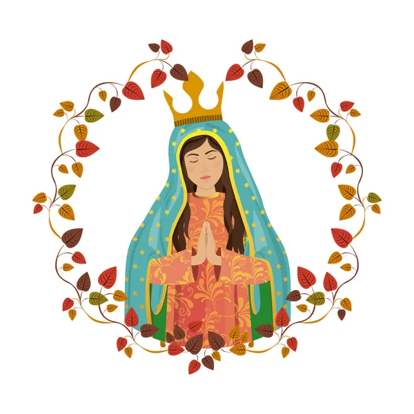 圣母玛利亚 — 图库矢量图片