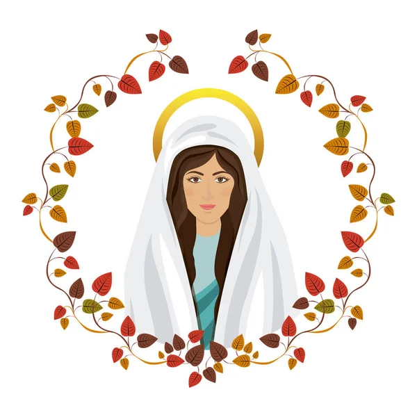 Heilige Maagd Maria — Stockvector