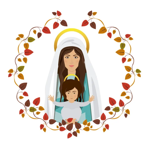 Sainte Vierge Marie — Image vectorielle