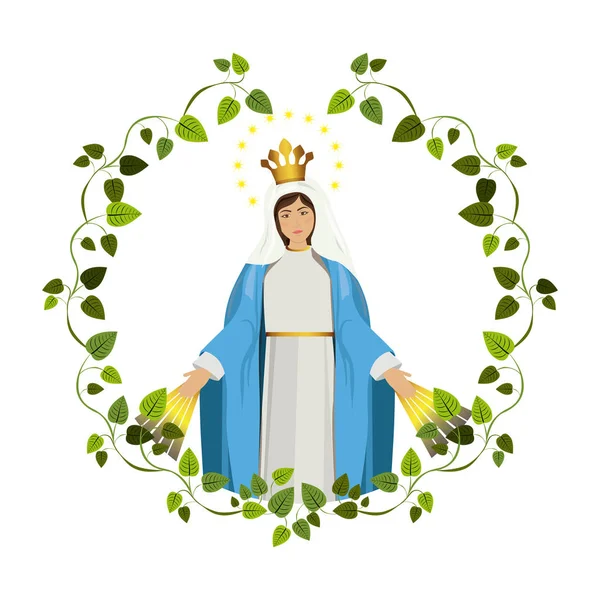 Holy virgin mary — Stock Vector