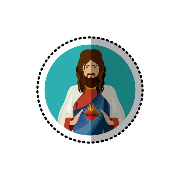 Jésus Christ christianisme — Image vectorielle