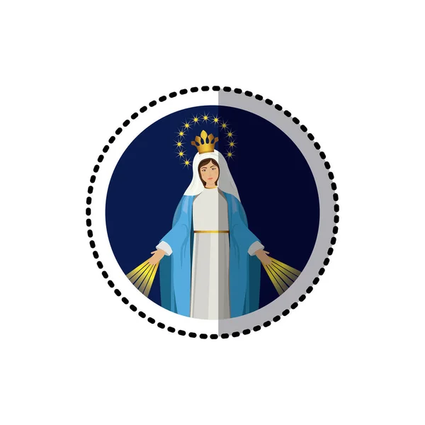 Heilige Maagd Maria — Stockvector