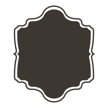 siluet sınır ile dekoratif tasarım hanedan