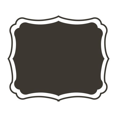 siluet yatay kenarlık ile dekoratif tasarım hanedan