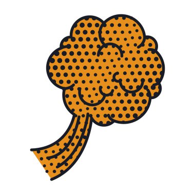 bulut belirtme çizgisi pop sanat kümülüs diyalog için