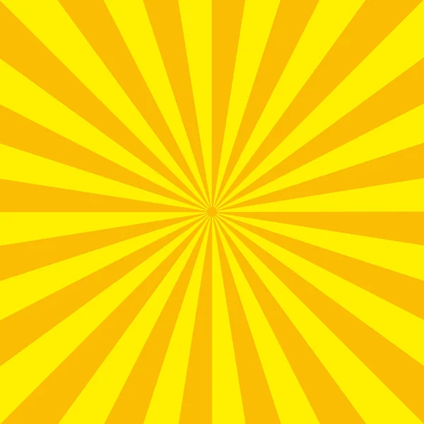 Stralende achtergrond met radiale sunburst — Stockvector