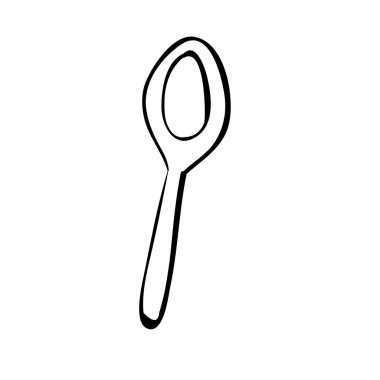 siluet cuttlery kaşık mutfak malzemesi