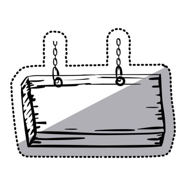 etiket closeup siluet ahşap tasarlamak asılı