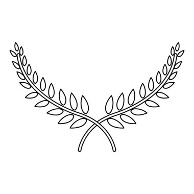 tek renkli dağılımı ile çapraz şubeler ile yaprakları