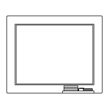 sınıflar için yönetim kurulu ile tek renkli dağılımı