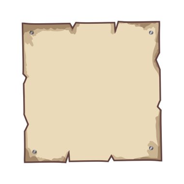 Çelik brad ile yırtık parşömen