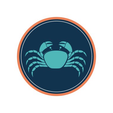 Yengeç içinde dairesel süsleme