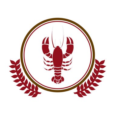 ıstakoz ile taç şube ile dairesel sınır