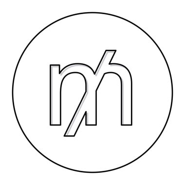 değirmen daire içinde para birimi simgesiyle tek renkli dağılımı