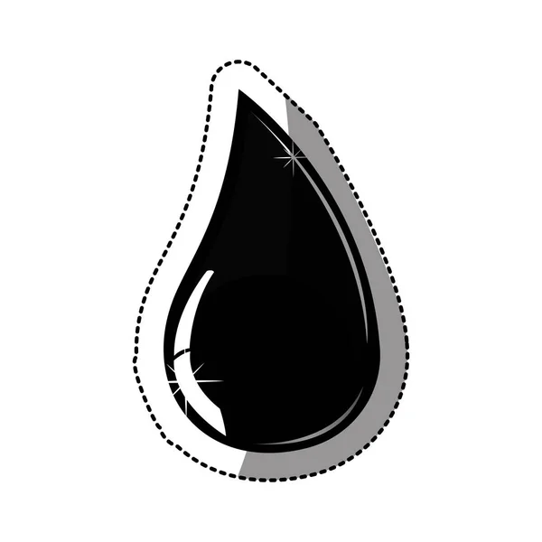 Наклейка плямистої краплі нафти — стоковий вектор