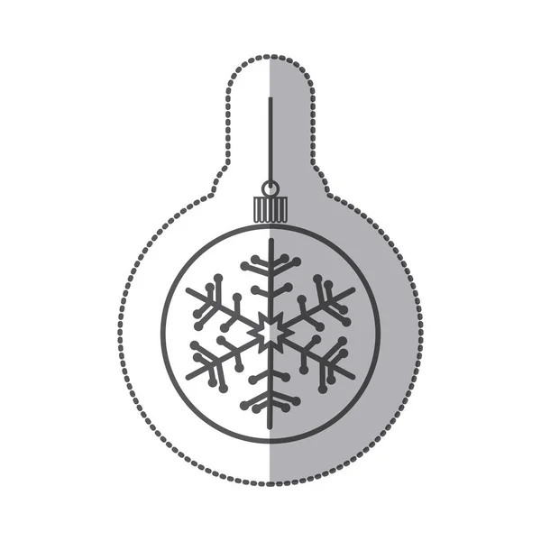 Dekorativní vánoční koule — Stockový vektor