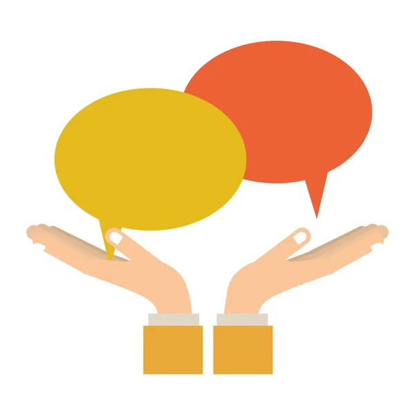 Sohbet kabarcıklar speakbox — Stok Vektör