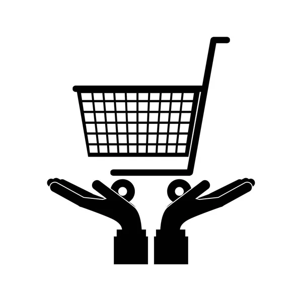 Vai concetto di shopping — Vettoriale Stock