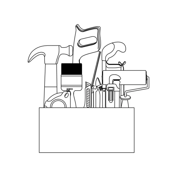 Kit de herramientas de construcción — Vector de stock