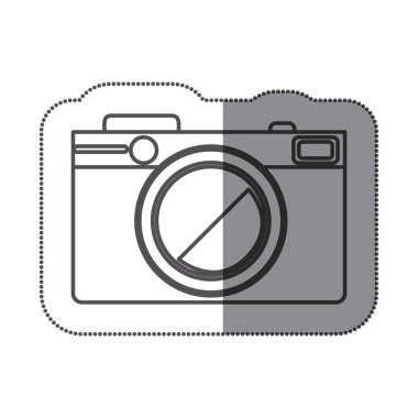 etiket siluet fotoğraf kamera ile