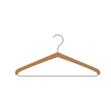 renk siluet kanca dolap forması ile