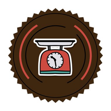 renk yuvarlak kare mutfak ağırlık ölçek ile