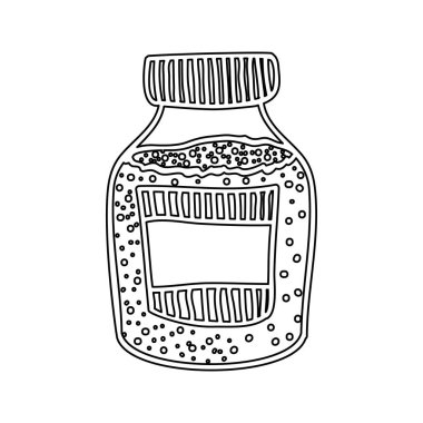 siluet şişe tuz ve biber ile