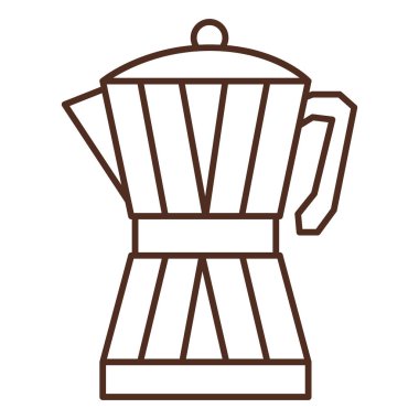 siluet cam sürahi kahve saplı