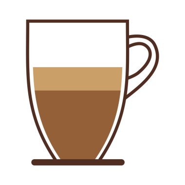 Renkli Saplı kahve fincan