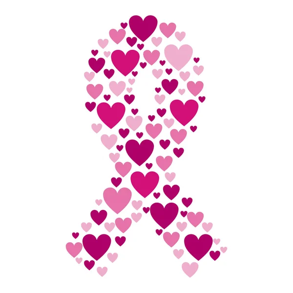 乳がんキャンペーン — ストックベクタ