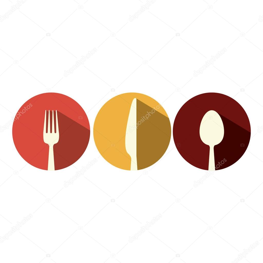 Restaurant cutlery utensils