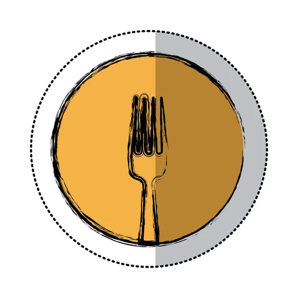 Ustensile de tacâmuri restaurant — Vector de stoc